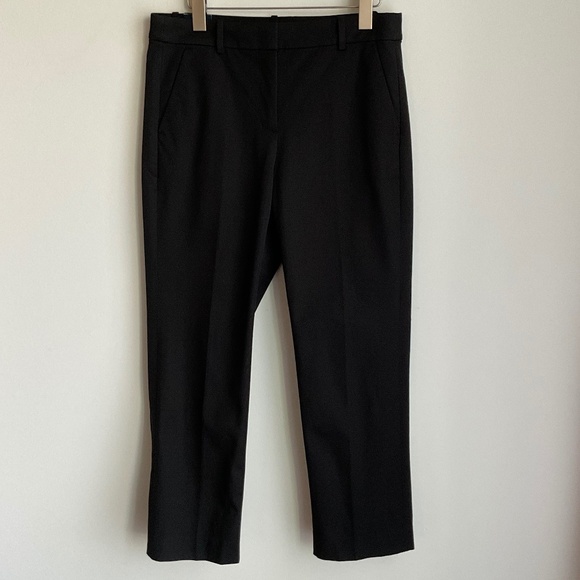NWT J. Crew Factory Black Petite Straight Leg Kallie Pant SZ 10P - Picture 2 of 4